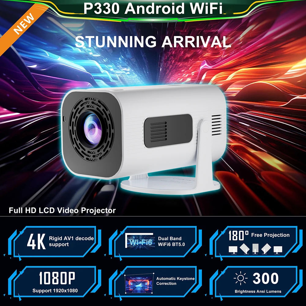 Mini Portable Projector 4K 8K - Home Cinema