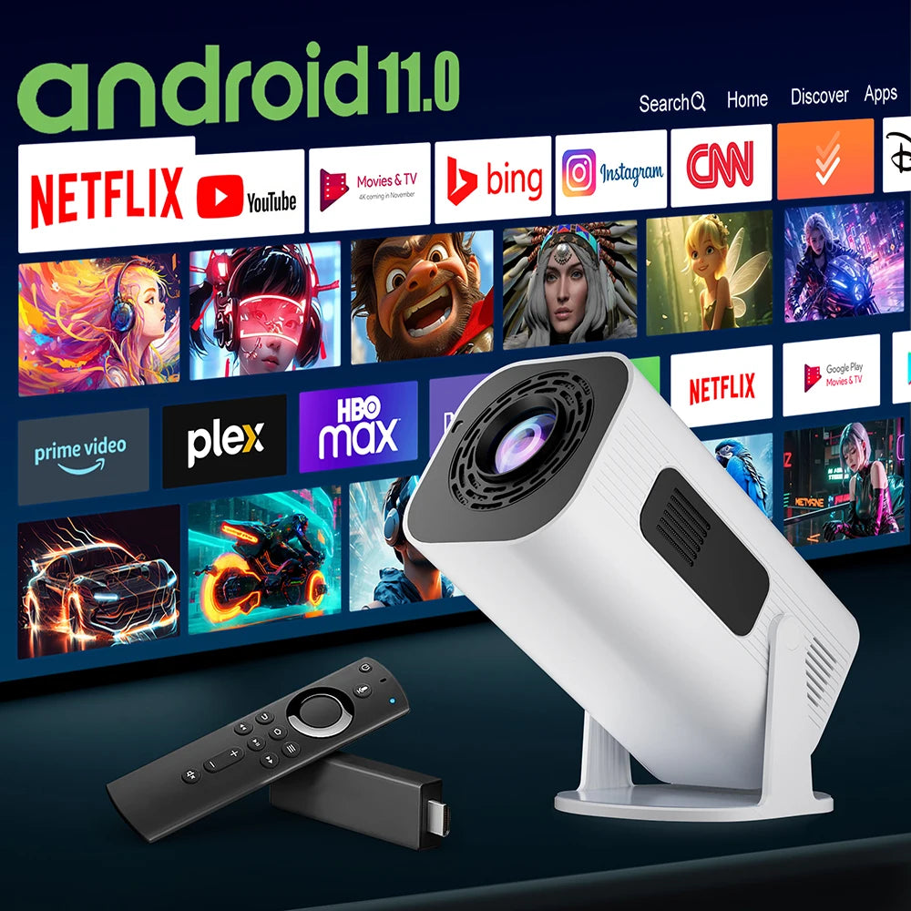 Mini Portable Projector 4K 8K - Home Cinema
